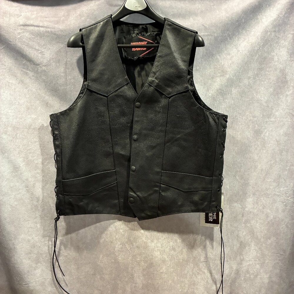 Highway Hawks Leather Motorcycle Vest